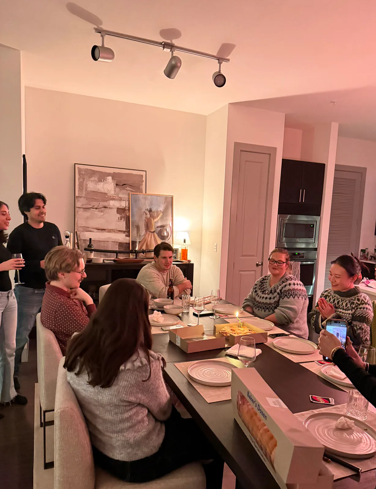 Dileep Laboratory members at a lab gathering